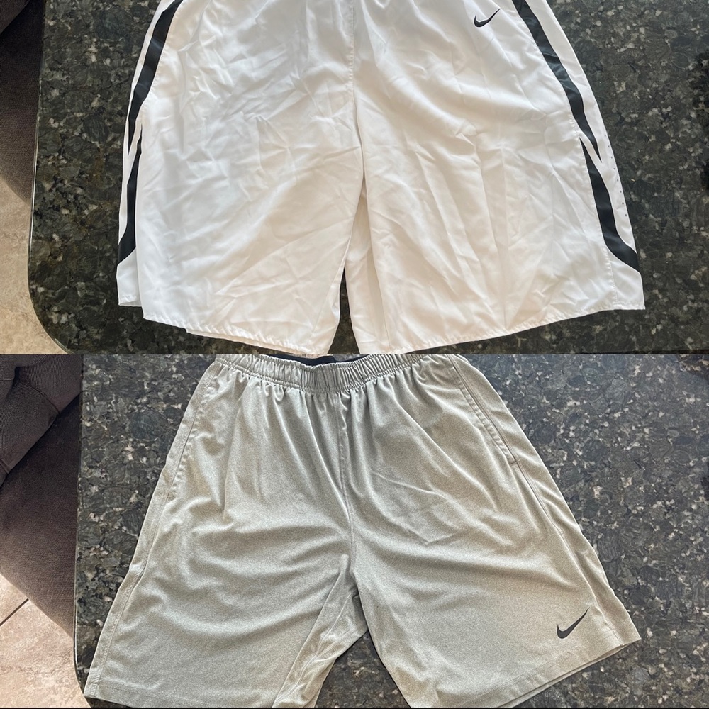 Two pairs of XL Nike shorts